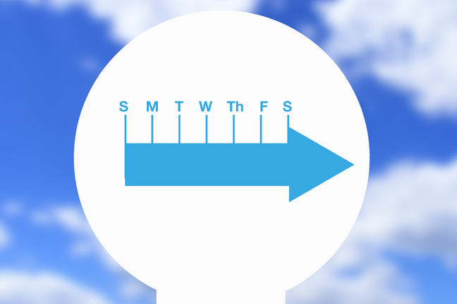arrow pointing forward