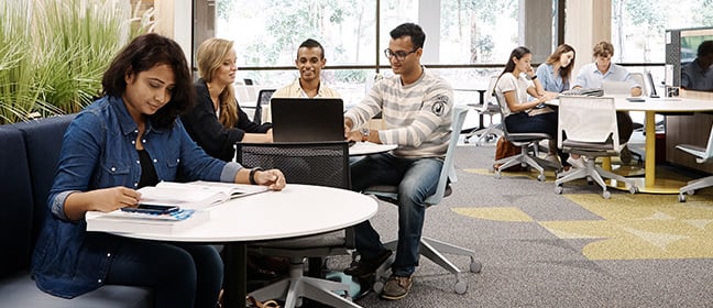 Students studying at The University of Newcastle Australia