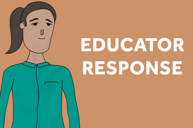 Educator response graphic