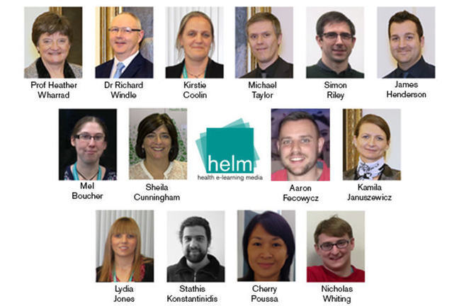 The Health E-Learning and Media (HELM) team