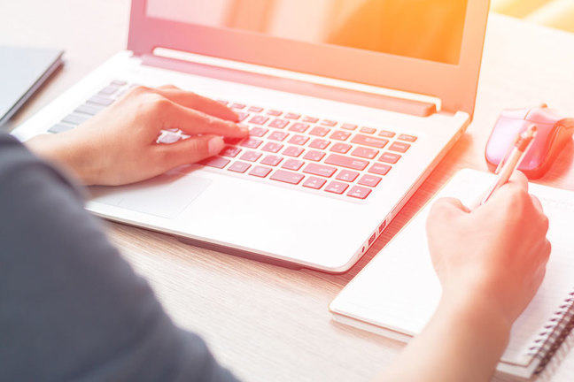 Hands on keyboard