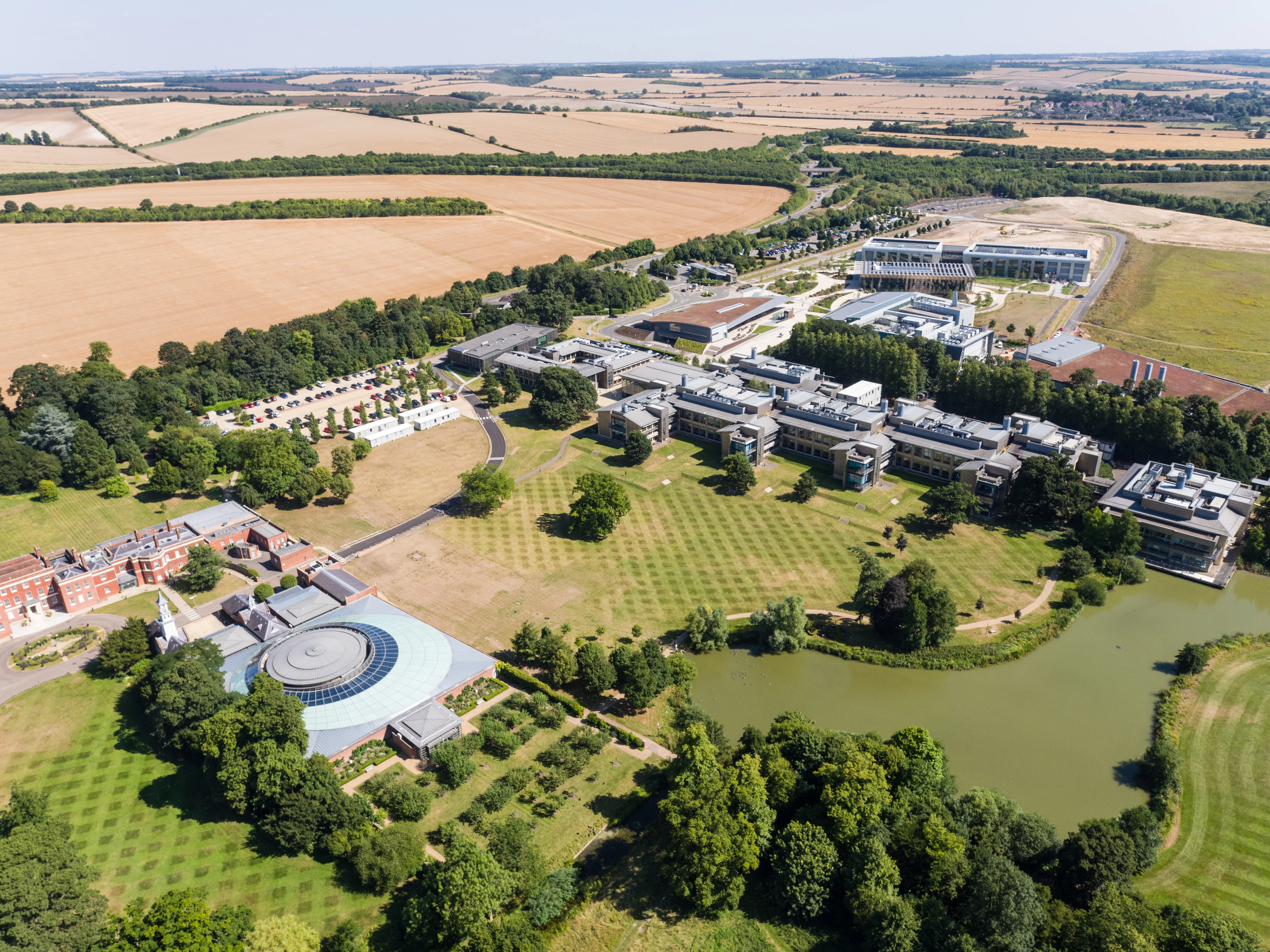 Wellcome Genome Campus Aerial View