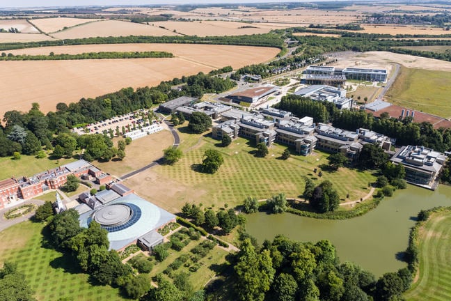 Wellcome Genome Campus Aerial View