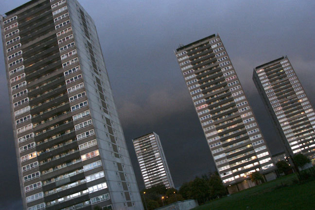 High rise flats