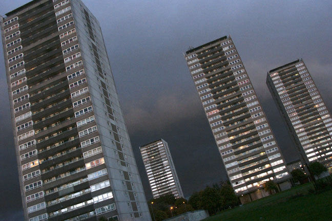 High rise flats
