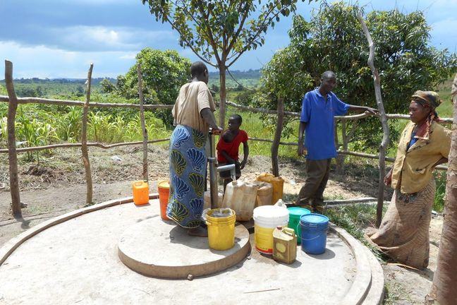 PE2 handpump in Tanzania