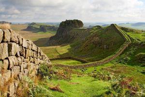 Hadrian's Wall - the Roman Empire's most heavily fortified frontier. Copyright Newcastle University