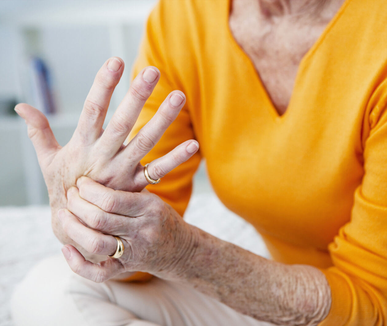 Close up on hand and wrist exercises