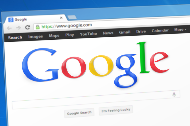 Google screen