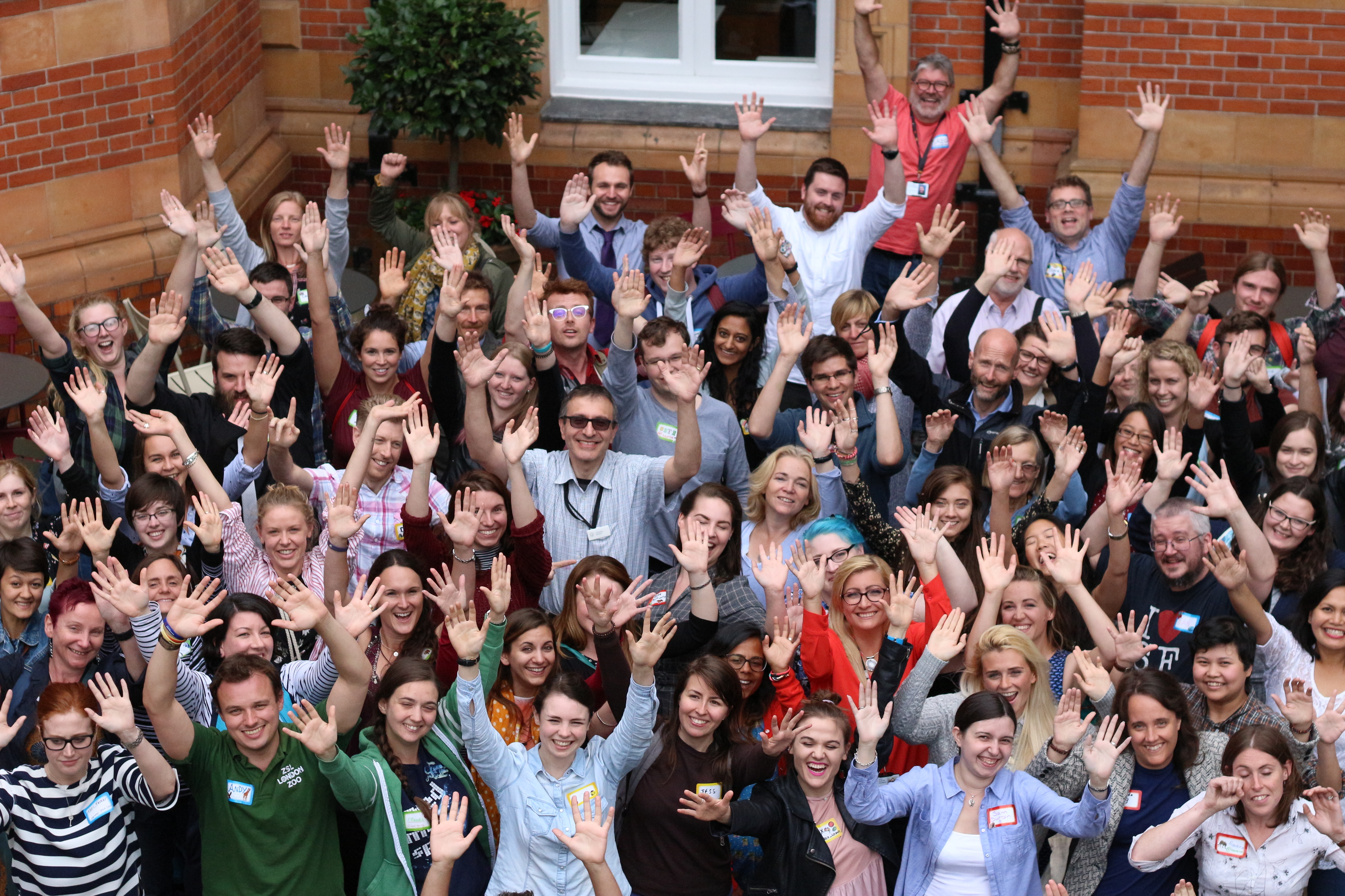 Presenters at a conference