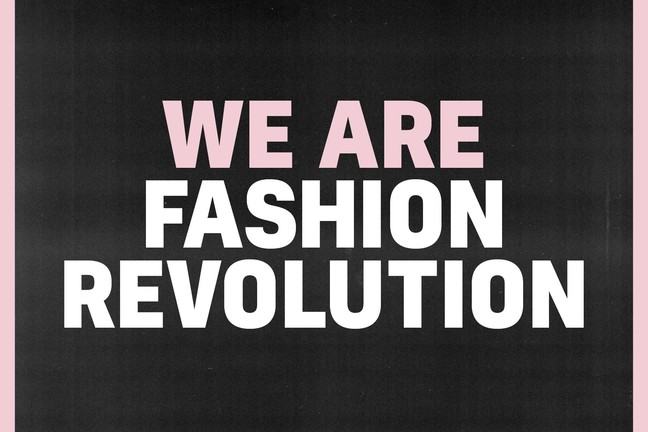 We are Fashion Revolution campaign image